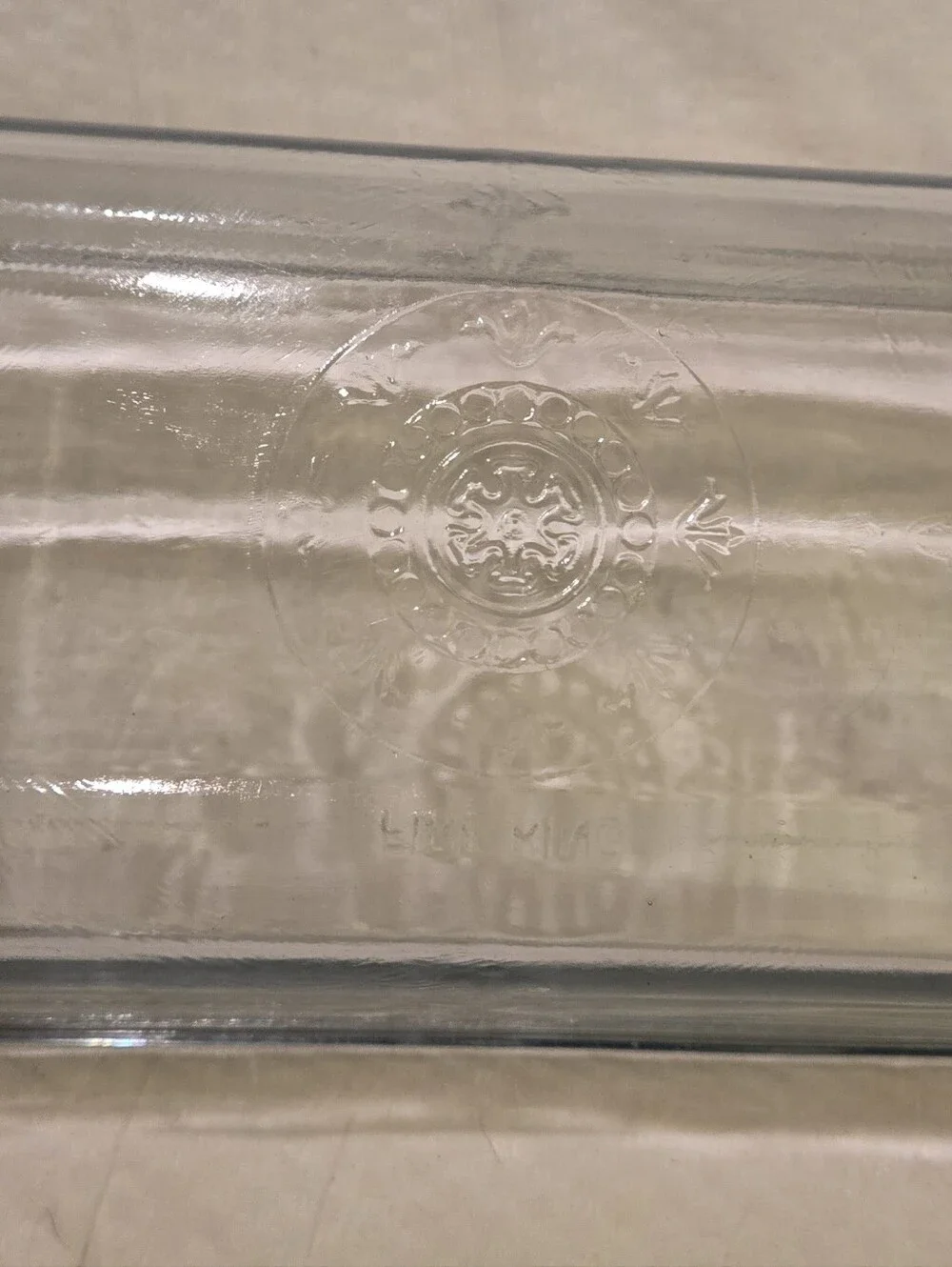 VTG Blue Pyrex FIREKING Loaf 9